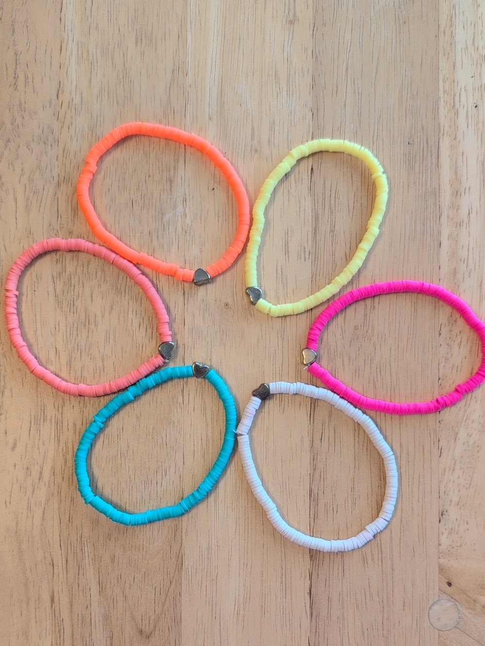 Multi-Color Stretch Bracelet 2 Set - Picture 3 of 5